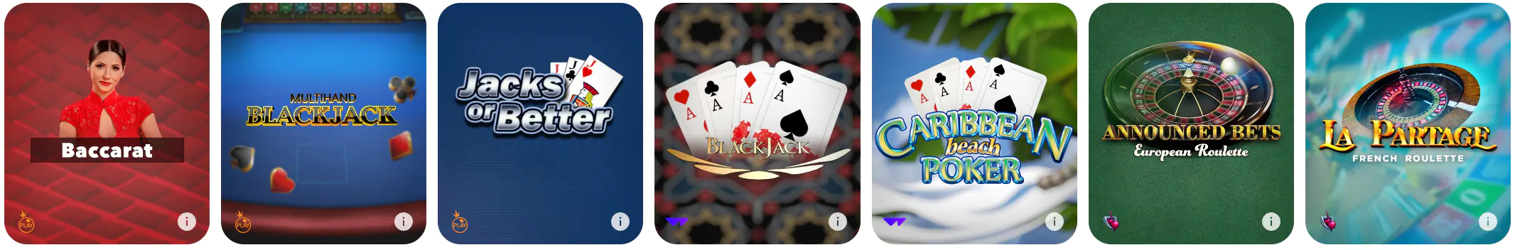 table games